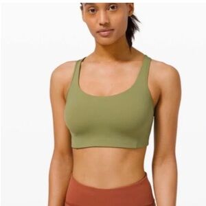Lululemon Athletica Sage Green Sports Bra